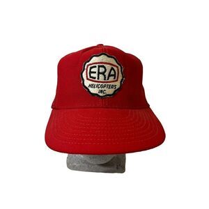 Vintage ERA Helicopters Inc Patch Hat Made USA  Reynolds Trucker Snapback